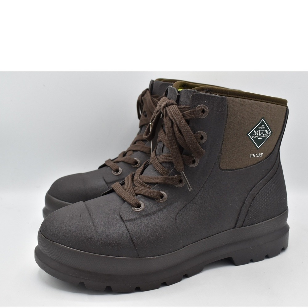 Muck Boot Company Chore Classic 6" Boot Mens 11 Brown NEW Waterproof Shoes